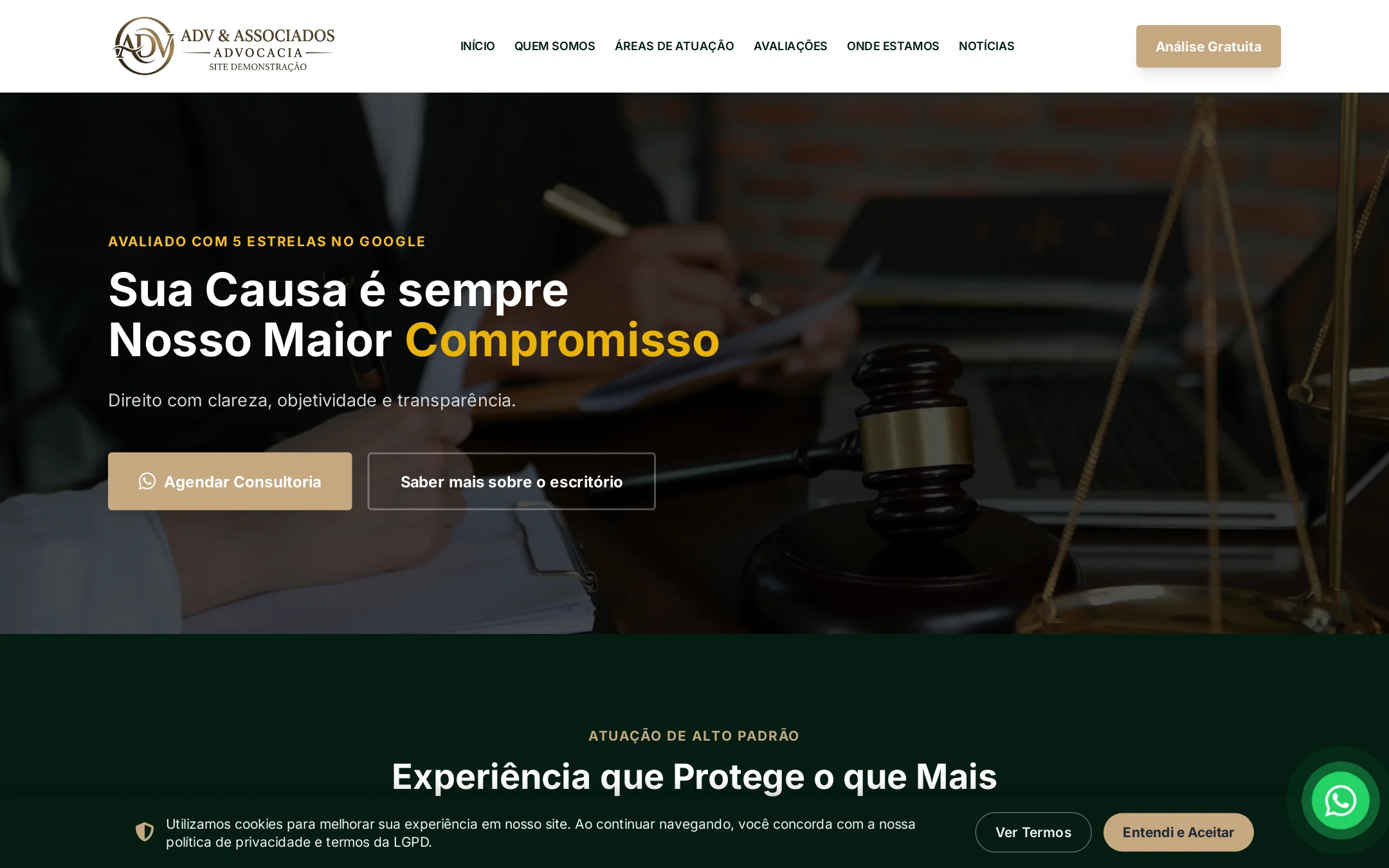 Site do escritório